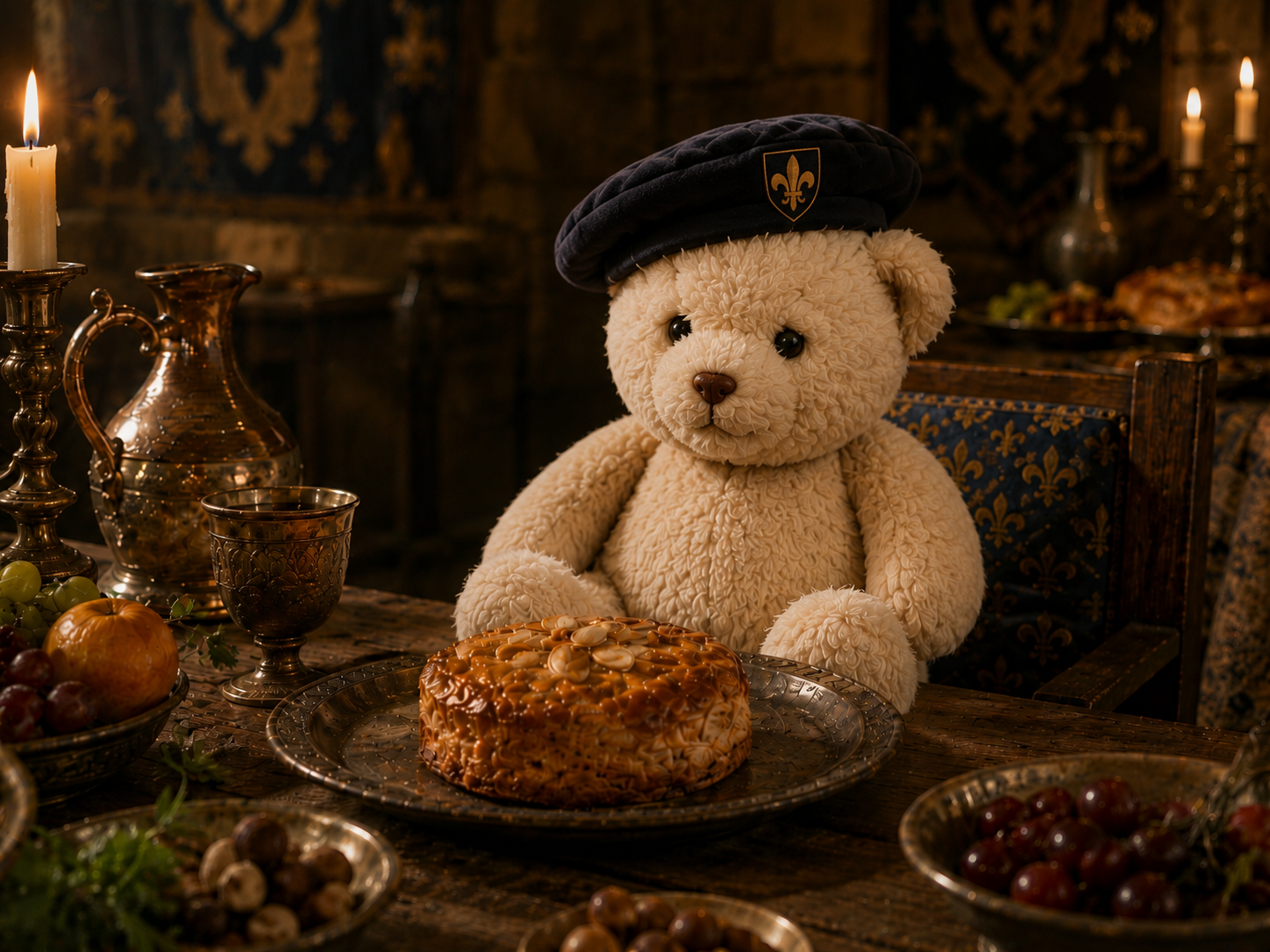 Monsieur Le Twigg, a small white bear