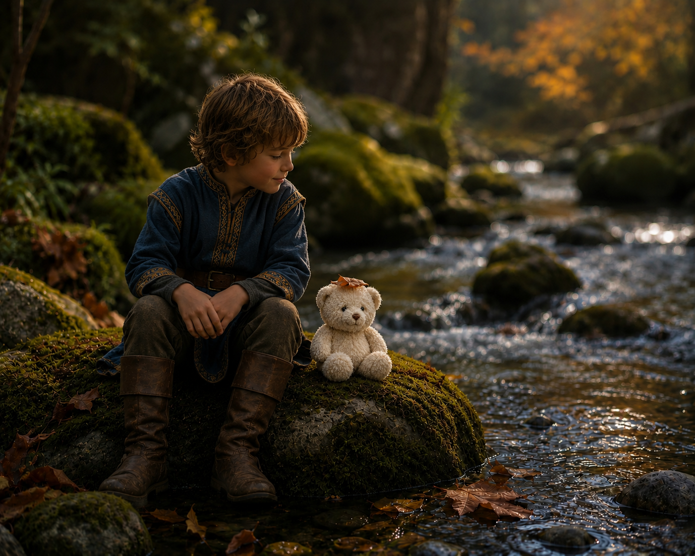 Willy lost in the forest with Monsieur Le Twigg